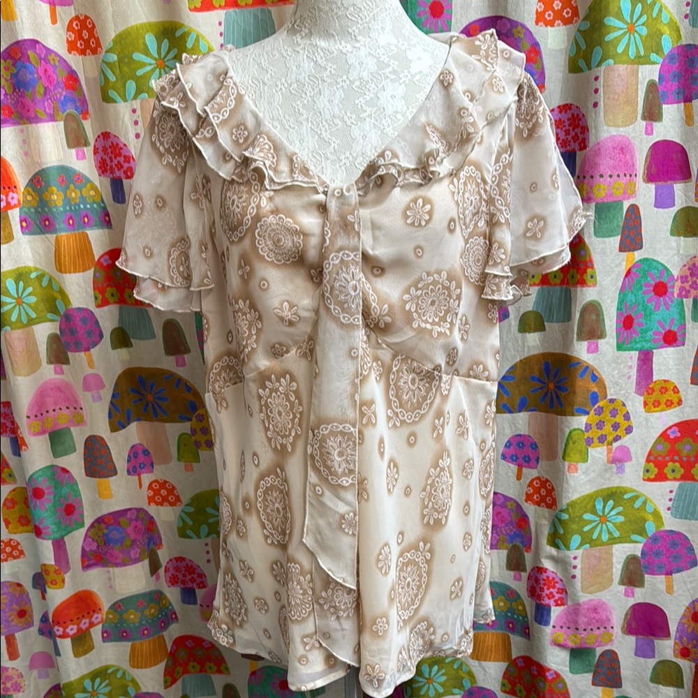 New York City Design Company Short Sleeve Dress Blouse. 2X